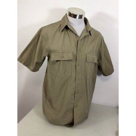 David Brandon Vintage Safari Shirt Mens Large - Picture 3 of 7